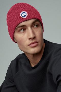 Accesorios Canada Goose Hombre Mexico - Arctic Gorros Rojos Oscuro FN6574913